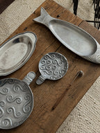 Cast Metal Swirl Trivet