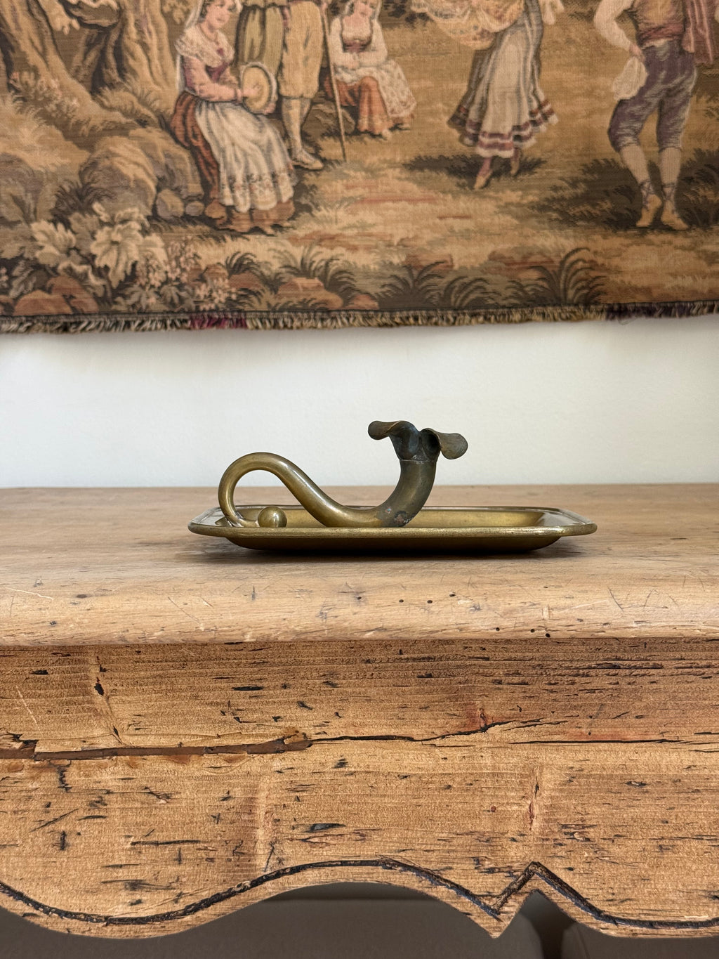 Vintage French Brass Trinket Dish