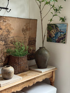 Rare Antique Split Oak Gathering Basket