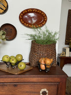 Rare Antique Split Oak Gathering Basket