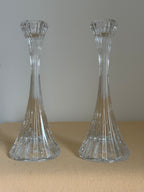 Leaded Crystal Candlesticks (Set of 2)