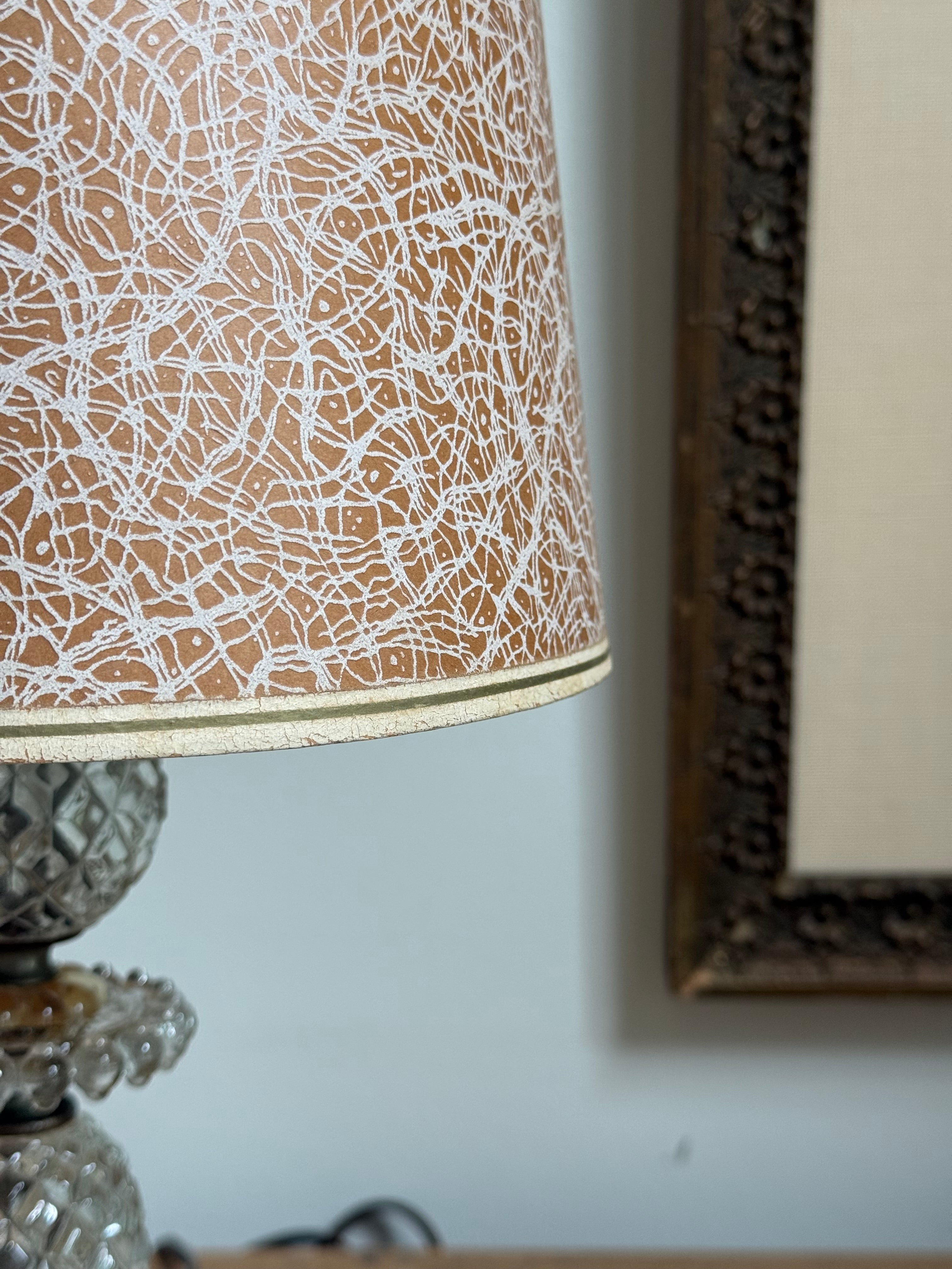 Set of Two Vintage Boudoir Lamps