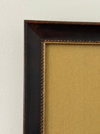 Framed Antique Salvaged Art Nouveau Tile