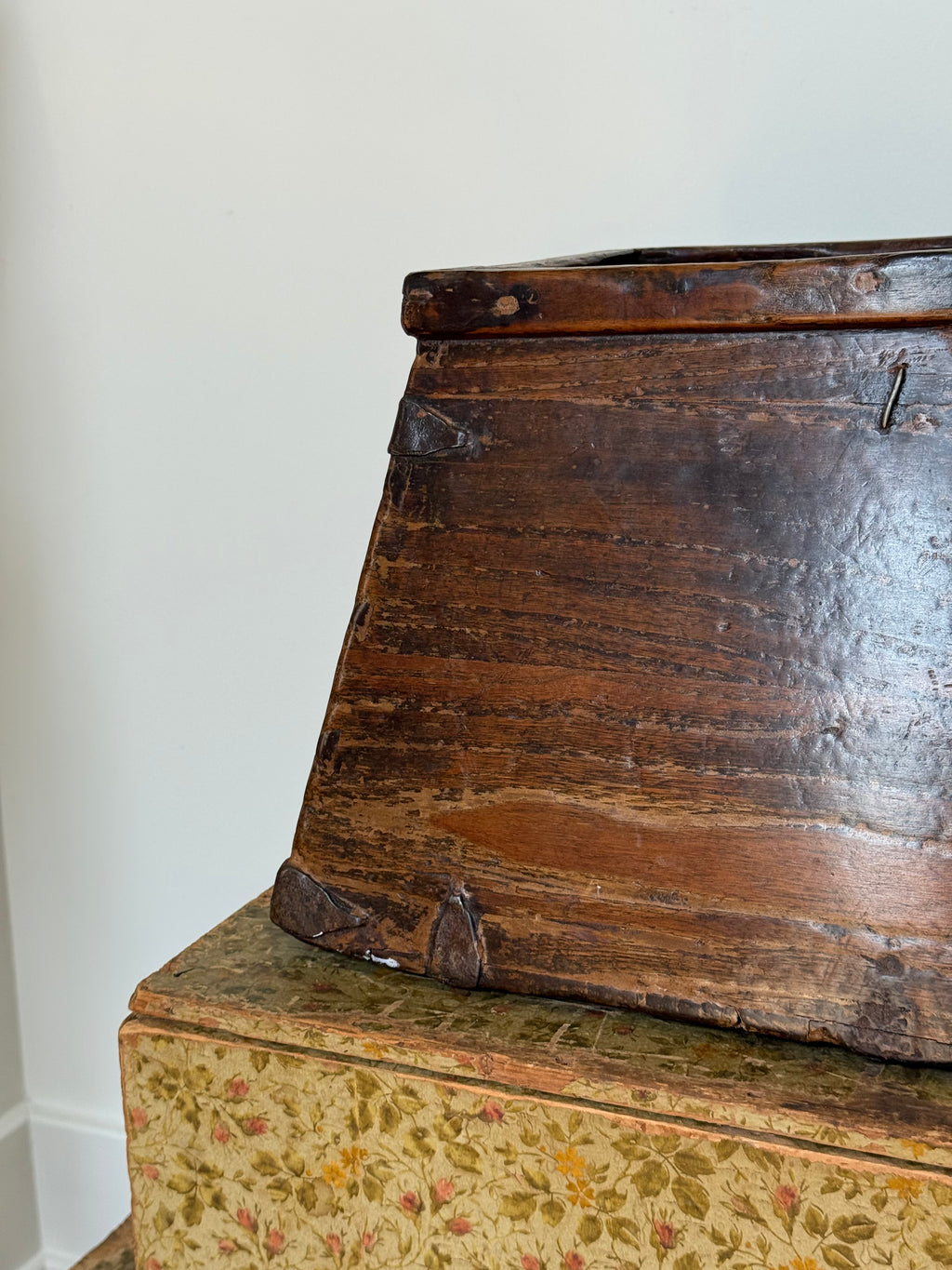 Antique Chinese Rice Bucket