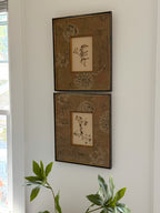 Set of Two Finnish Herbarium Specimens in Antique Frames