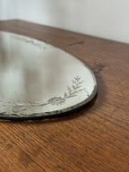 Antique Oval Vanity Mirror