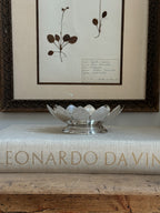 Vintage Silver-Plated Lotus Bowl