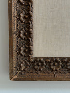 Finnish Herbarium Specimen in Antique Floral Frame