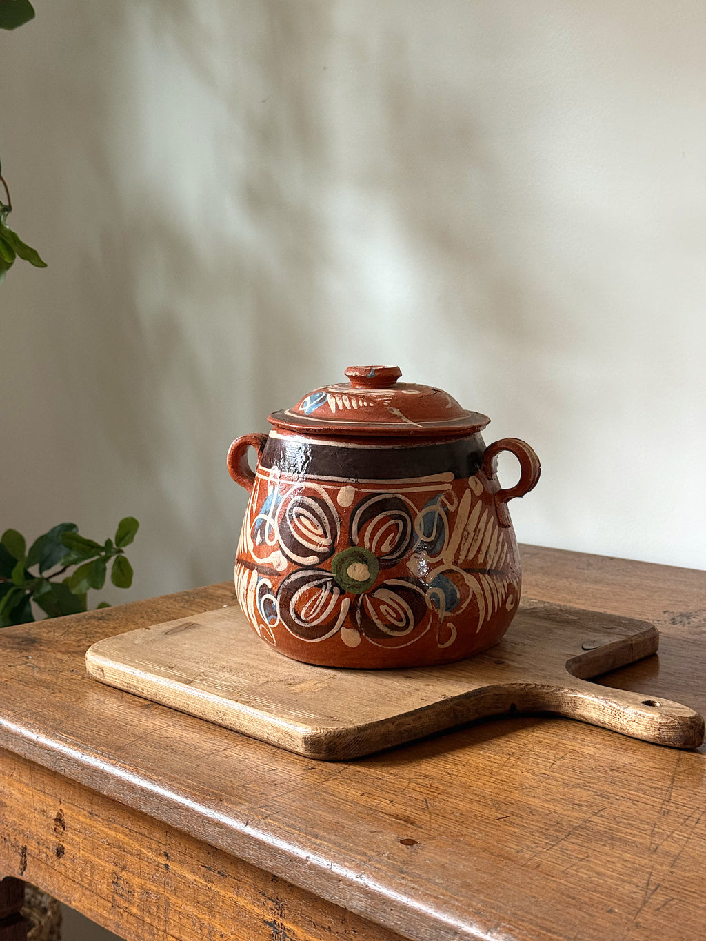Vintage Mexican Hand-Painted Pottery