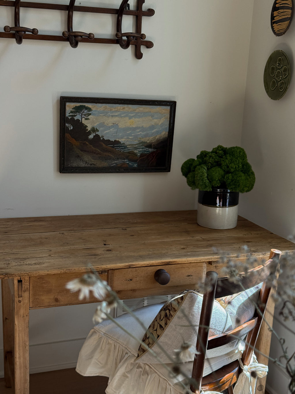 Antique 19th-Century English Pine Desk