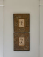 Set of Two Finnish Herbarium Specimens in Antique Frames