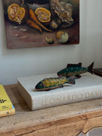 Pair of Authentic American Folk Art Fish Spearing Decoys
