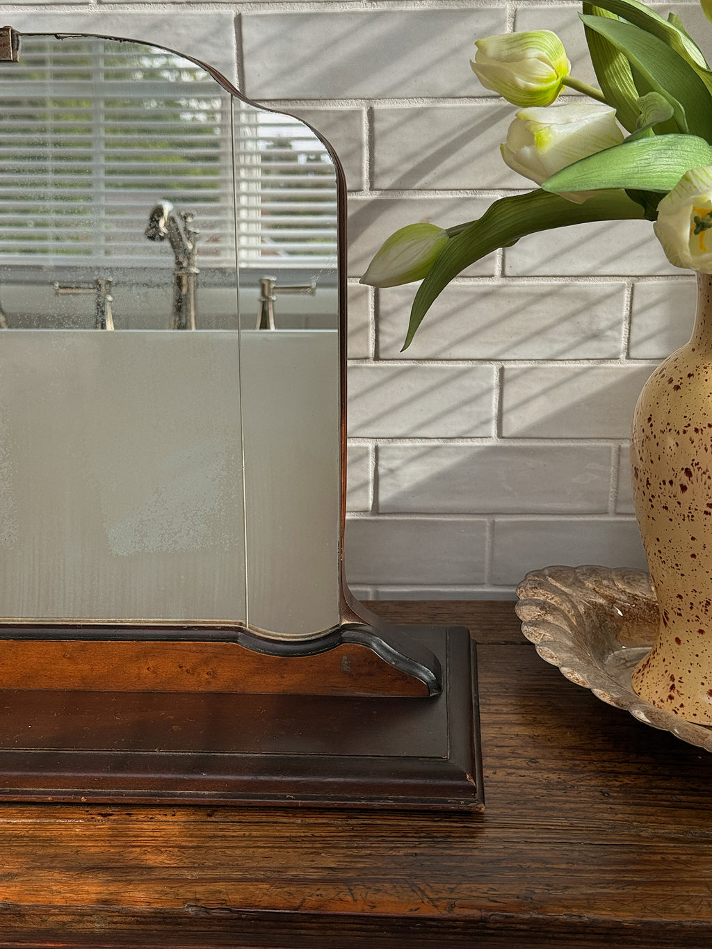 Antique Art Deco Vanity Mirror