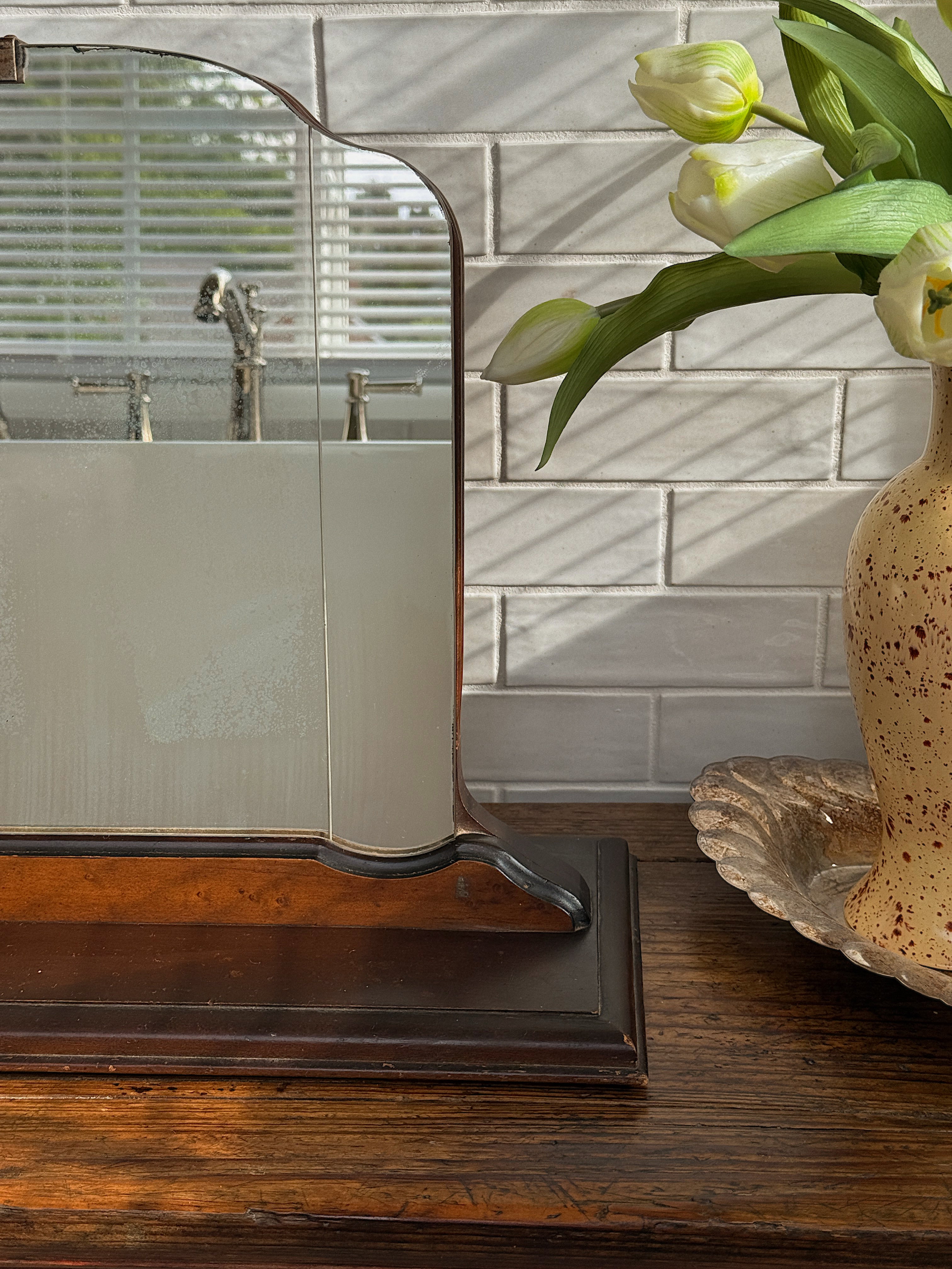 Antique Art Deco Vanity Mirror
