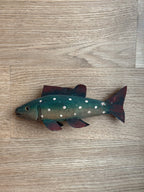 Pair of Authentic American Folk Art Fish Spearing Decoys