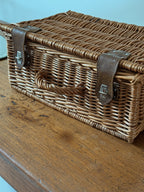 Vintage French Picnic Basket