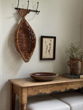Large Vintage Woven Fish Basket