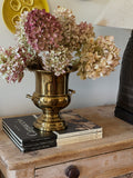 Vintage Pedestal Brass Champagne Cooler