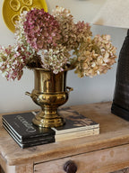 Vintage Pedestal Brass Champagne Cooler