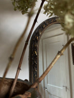 Antique Arched Mirror with Ornate Detailing