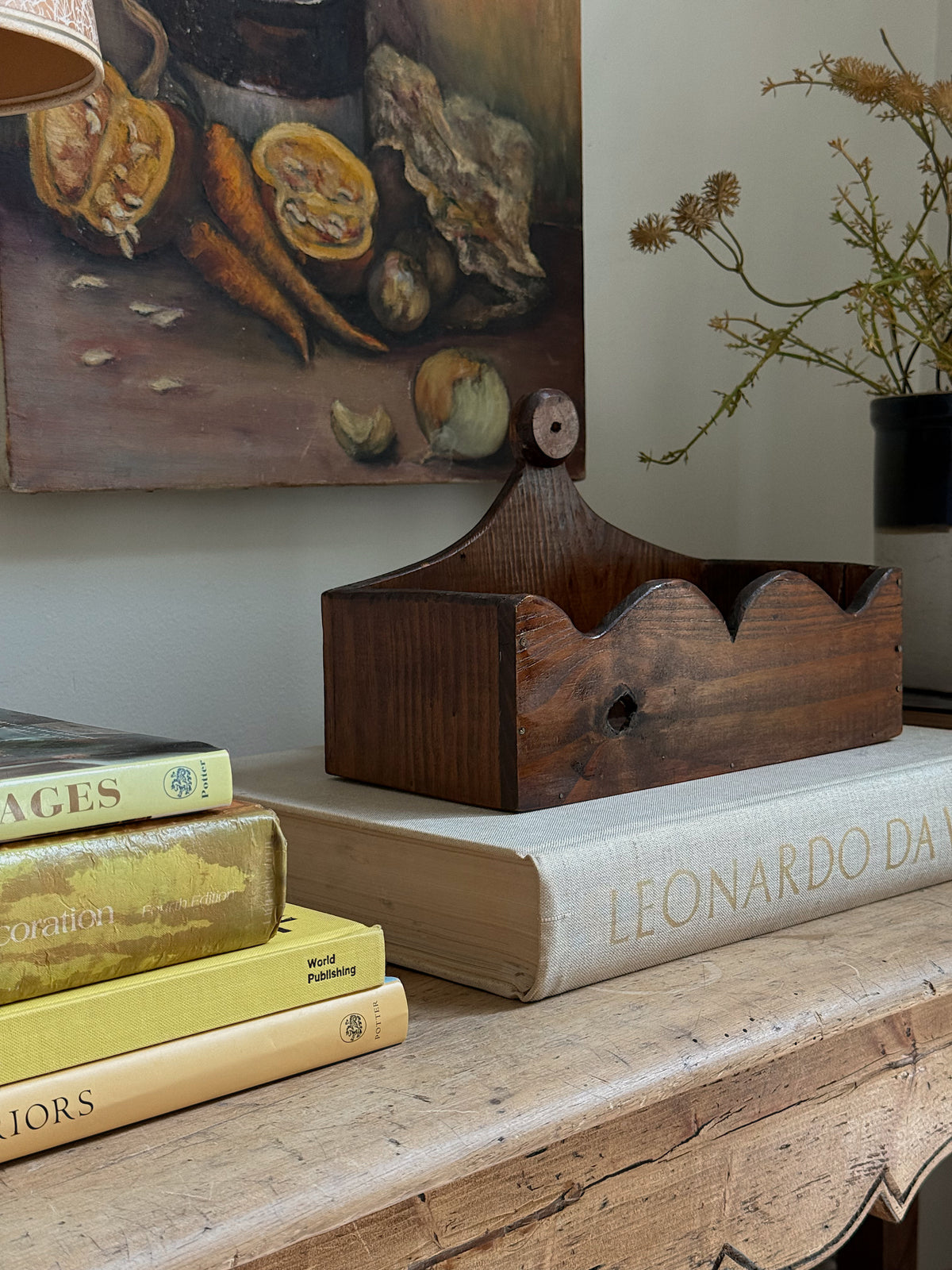 Antique Wooden Wall Box