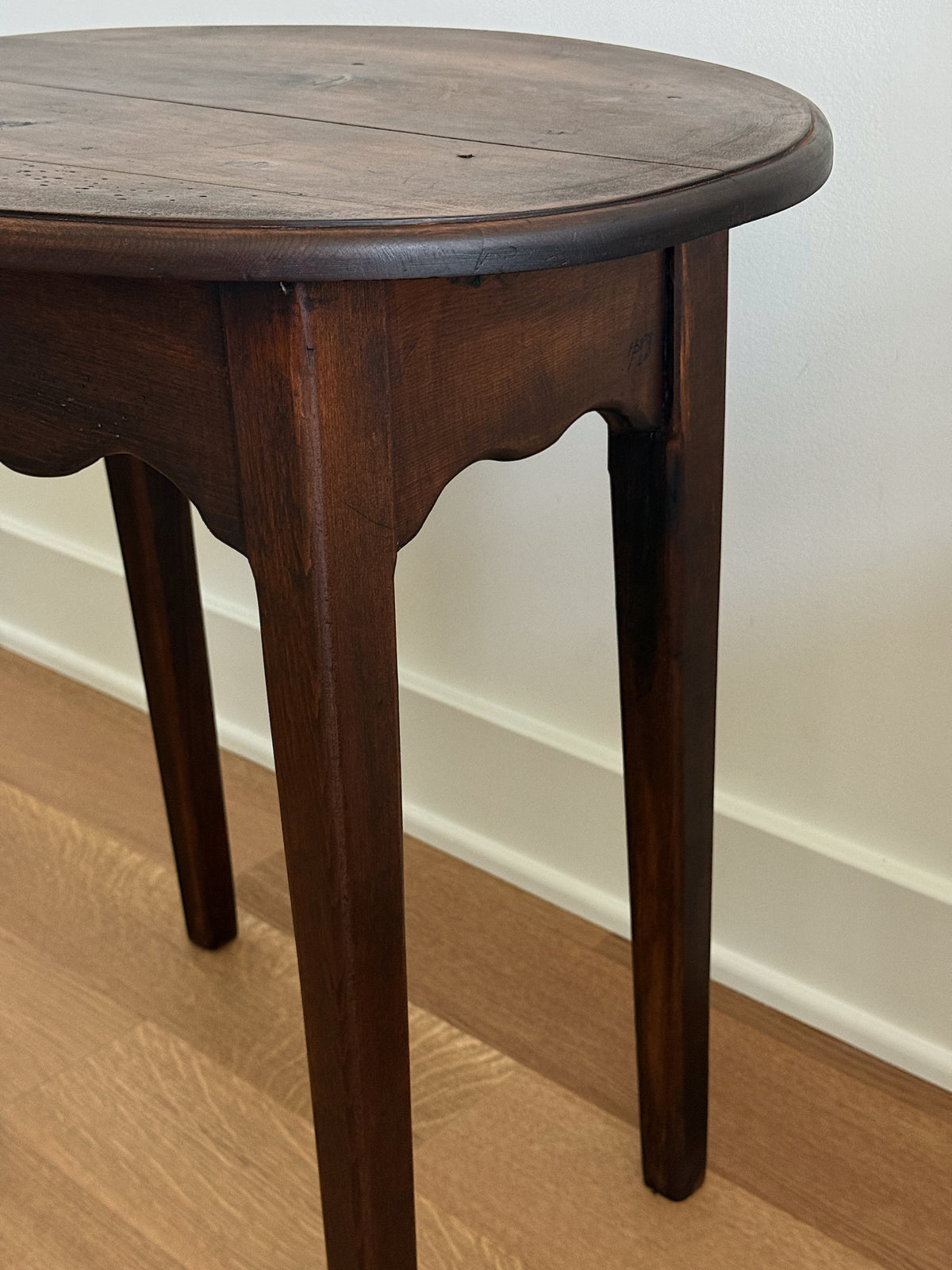 Vintage Pine Oval Stand