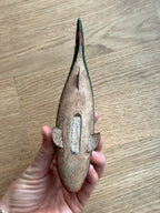 Pair of Authentic American Folk Art Fish Spearing Decoys