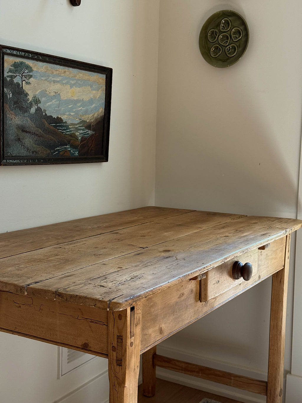 Antique 19th-Century English Pine Desk