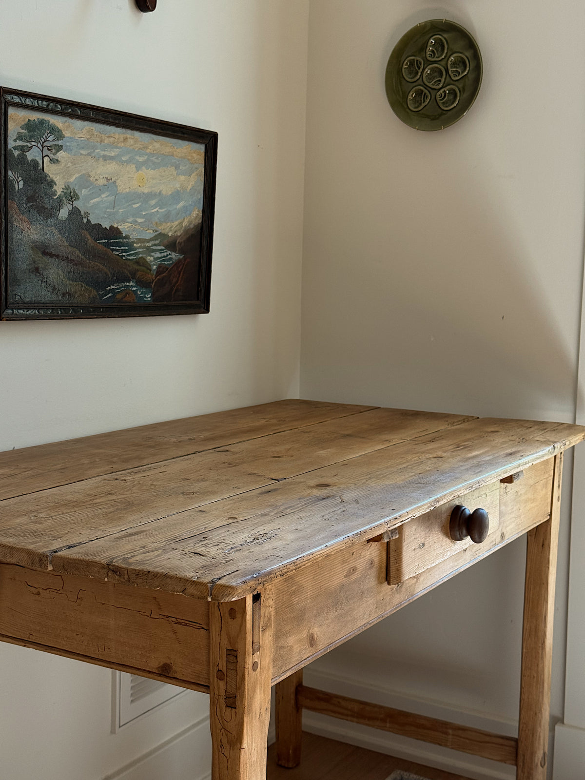 Antique 19th-Century English Pine Desk