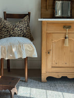 Antique Pine & Marble Washstand