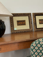 Custom Framed Antique French Architectural Tile