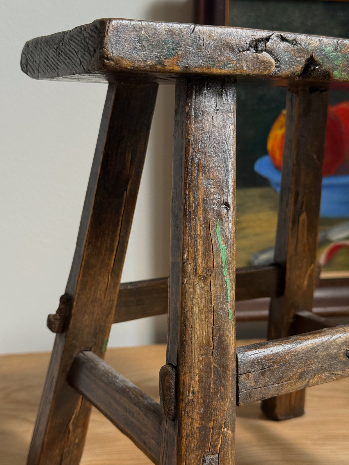 Antique Primitive Wood Riser
