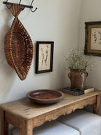 Large Vintage Woven Fish Basket