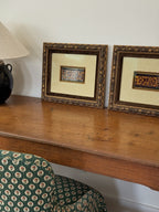 Custom Framed Antique French Architectural Tile