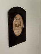 Antique Dutch Herbarium in Danish Wood Frame