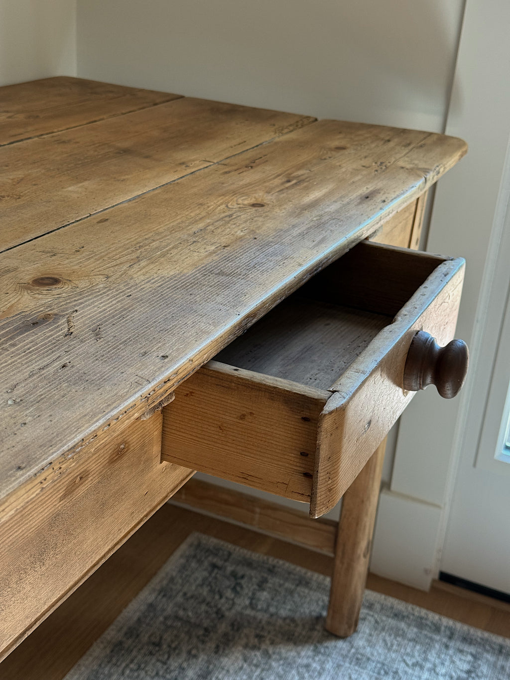 Antique 19th-Century English Pine Desk