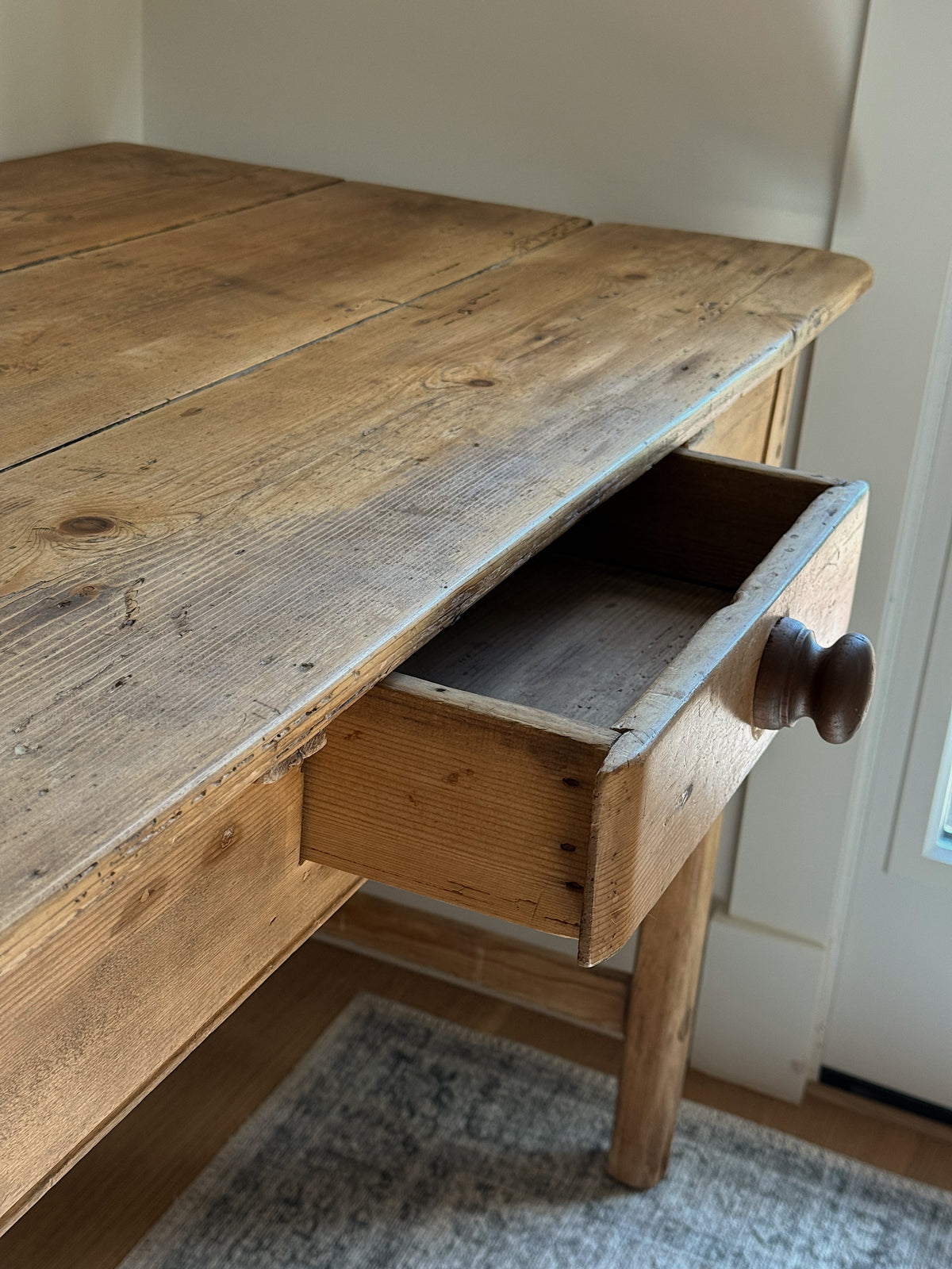 Antique 19th-Century English Pine Desk