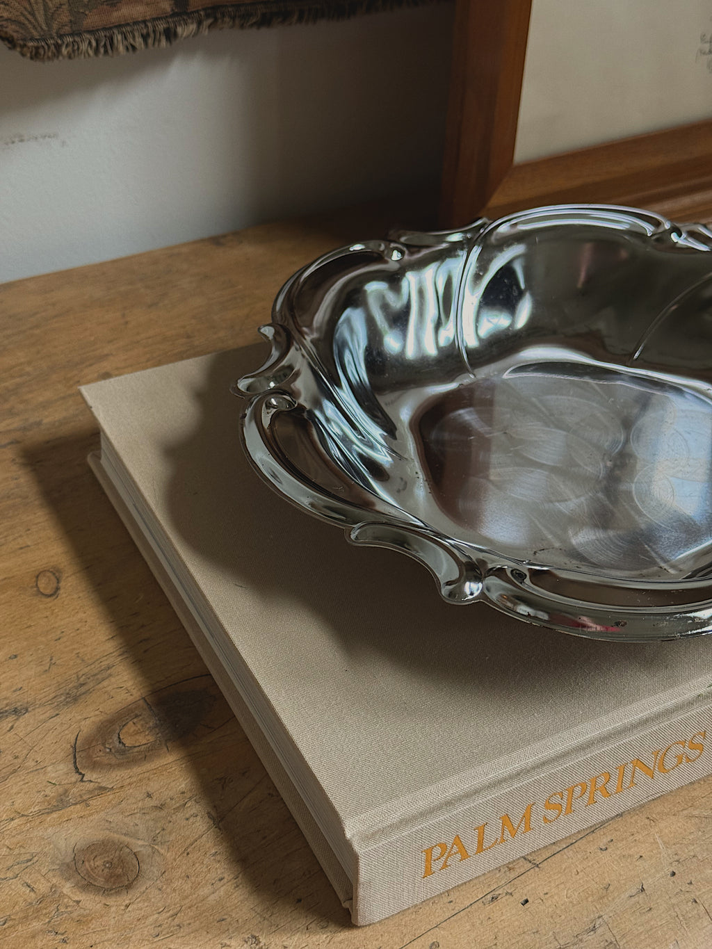 Vintage Freeform French Stainless Bowl