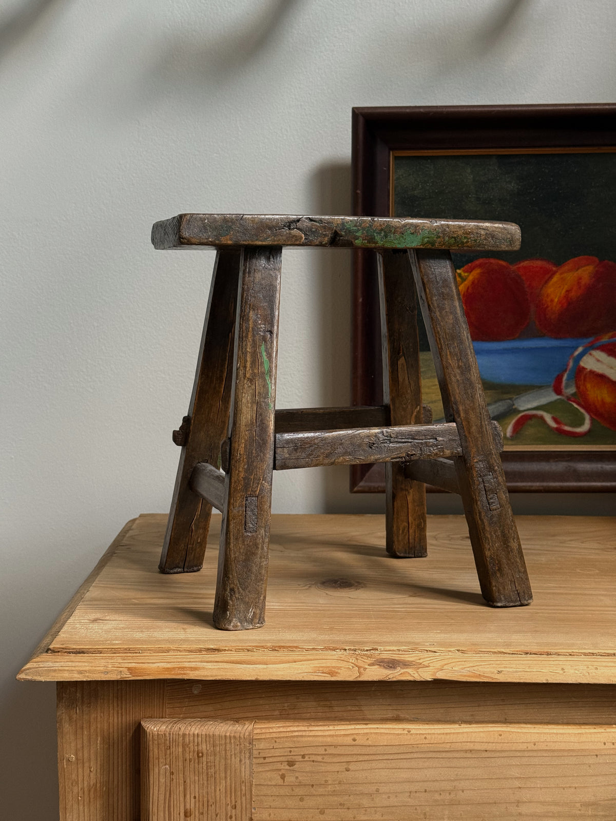 Antique Primitive Wood Riser