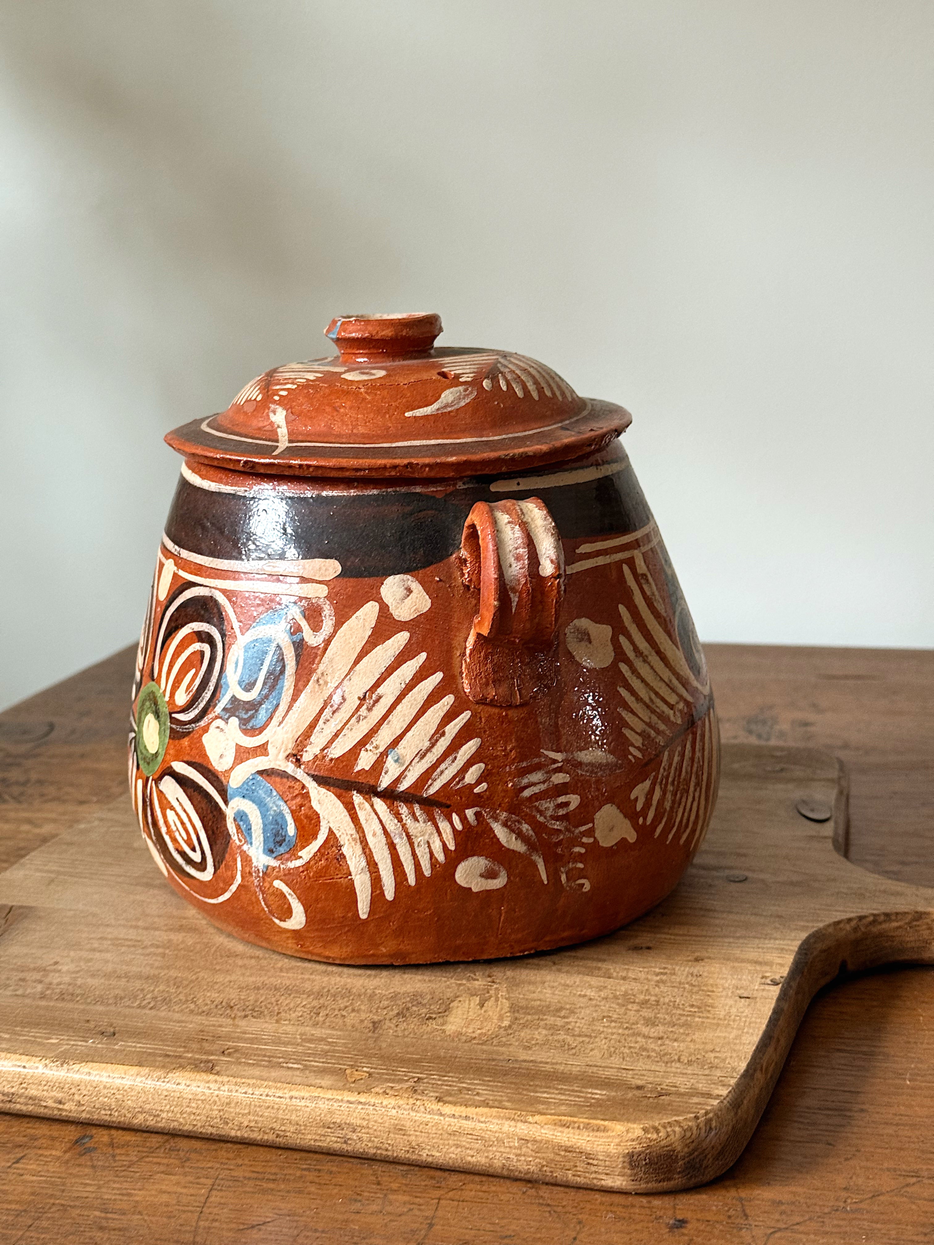 Vintage Mexican Hand-Painted Pottery