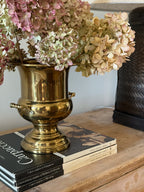 Vintage Pedestal Brass Champagne Cooler