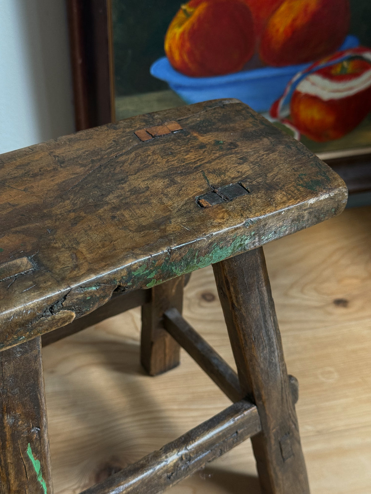Antique Primitive Wood Riser