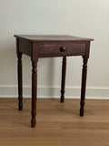 Antique Walnut One Drawer Stand